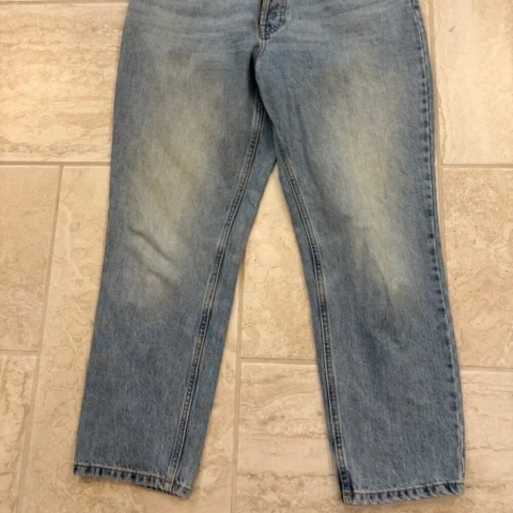 Everlane The Curvy 90s Cheeky Straight Jean Womens 30 Blue Light Denim - Picture 2 of 9